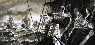 Großbritannien verlor Menorca, als eine Flotte französischer Schiffe in den Schutz des Hafens von Mahon floh von English School