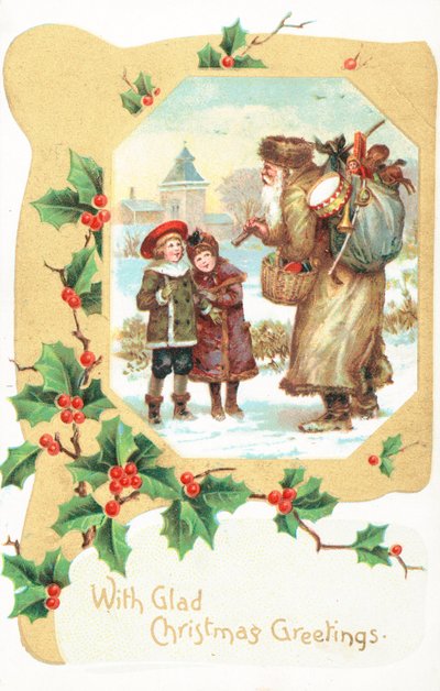 Britische Weihnachtskarte von English School