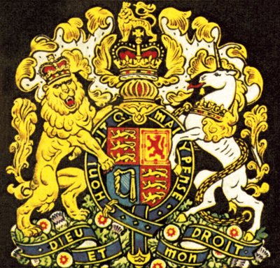 Britisches Wappen von English School