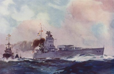 Britisches Schlachtschiff der Nelson-Klasse von English School