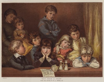 Aber nur einmal im Jahr (Chromolithografie) von English School