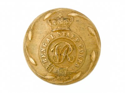 Knopf, Bengal Staff Corps, 1861-1876 von English School