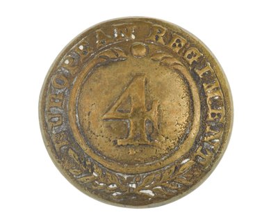 Knopf, andere Ränge, 4. Bengal European Regiment, 1855-1861 von English School