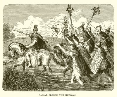 Caesar überschreitet den Rubikon von English School