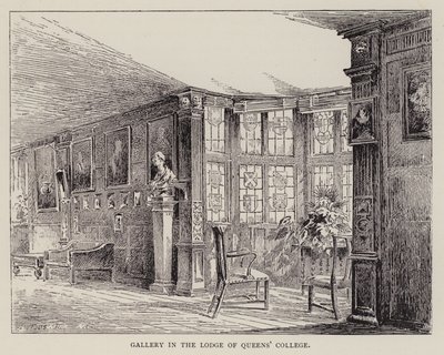 Cambridge: Galerie in der Lodge des Queens