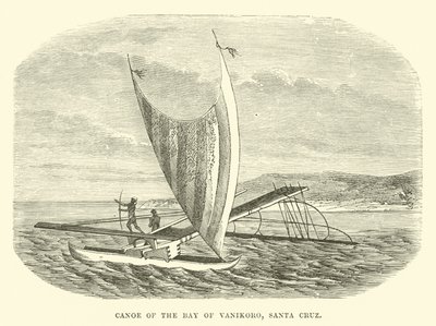 Kanu der Bucht von Vanikoro, Santa Cruz von English School