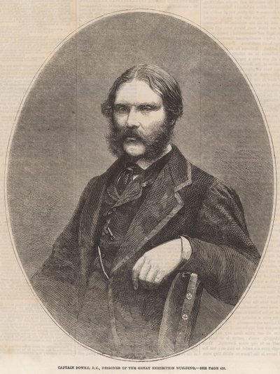 Captain Fowke, Designer des Great Exhibition Building von English School