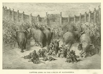 Gefangene Juden im Zirkus von Alexandria von English School