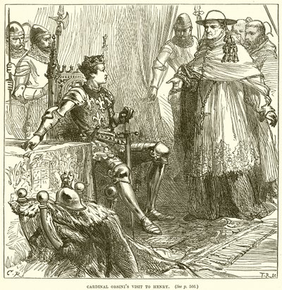Besuch von Kardinal Orsini bei Heinrich von English School
