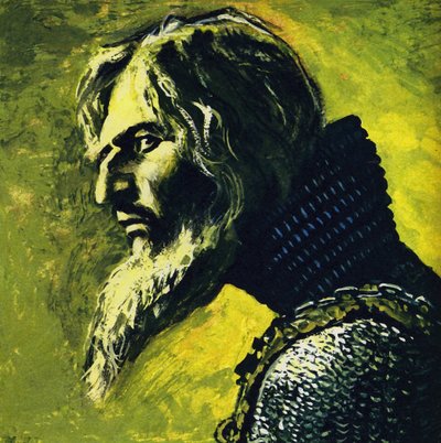 Chaliapin trat als Iwan der Schreckliche auf von English School
