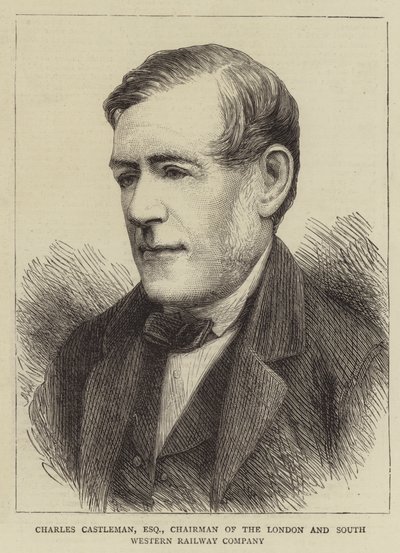 Charles Castleman, Esquire, Vorsitzender der London and South Western Railway Company von English School