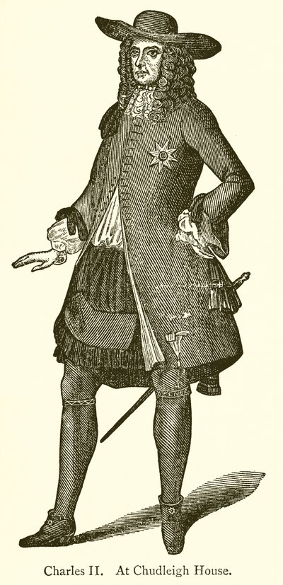Karl II. im Chudleigh House von English School