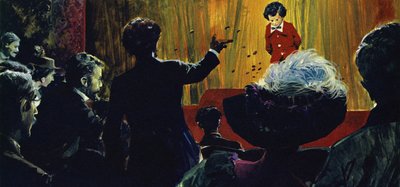 Charlie Chaplin trat im Alter von fünf Jahren auf der Bühne auf von English School
