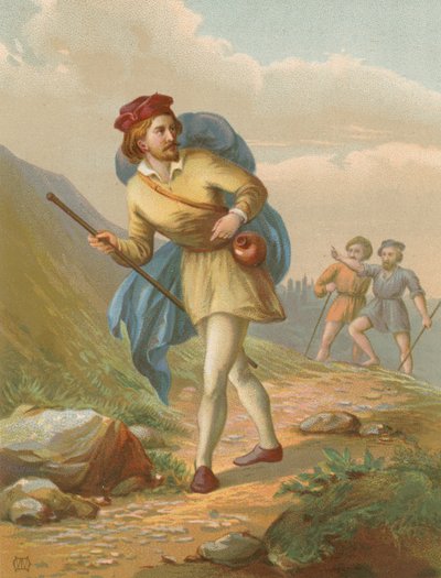 Christian verlässt die Stadt der Zerstörung und wird von Hartnäckig und Willig eingeholt von English School