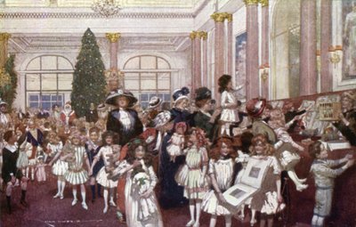 Weihnachtsfeierlichkeiten für Kinder, Savoy Hotel von English School