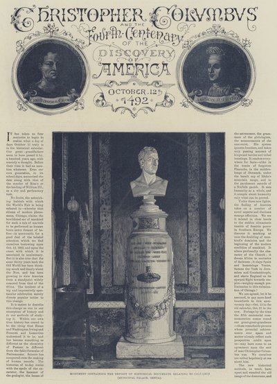 Christoph Kolumbus und das vierte Jahrhundert der Entdeckung Amerikas von English School