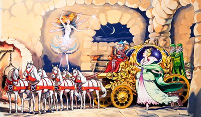 Aschenputtel (Gouache auf Papier) von English School