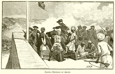 Clives Verteidigung von Arcot von English School