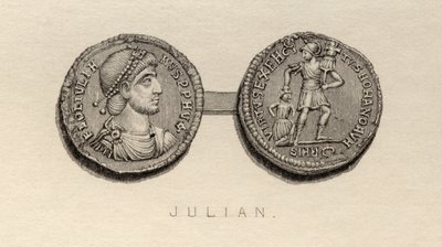Münze aus der Zeit von Julian dem Abtrünnigen von English School