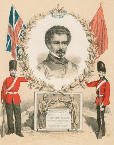 Coldstream Guards. Lord Clyde, Oberst der Coldstream Guards von English School