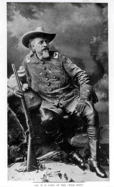 Oberst William Frederick Cody, auch bekannt als Buffalo Bill, 1903 von English School