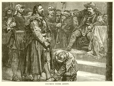 Kolumbus unter Arrest von English School