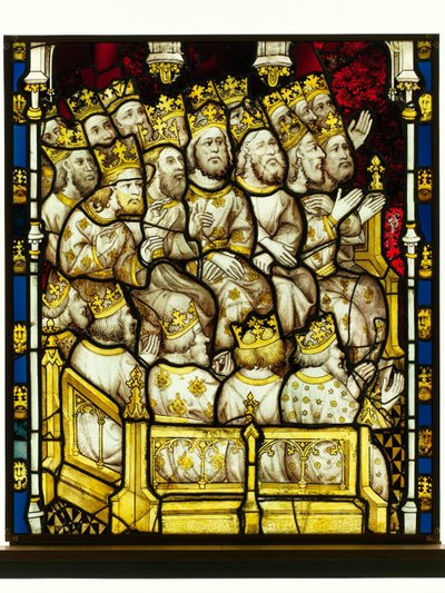 Erhaltener Abschnitt aus dem Großen Ostfenster der York Minster: 