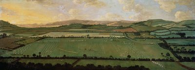 Landschaft um Dixton Manor, ca. 1725 von English School