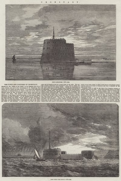 Kronstadt (Gravur) von English School