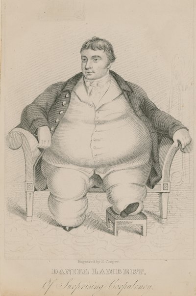 Daniel Lambert, von erstaunlicher Korpulenz von English School