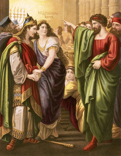 Daniel deutet die geheimnisvolle Handschrift von English School