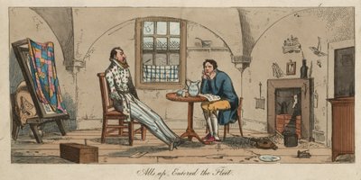Dashall und Lubin im Fleet-Gefängnis von English School