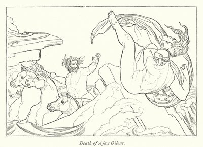 Tod des Ajax Oileus von English School