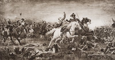 Tod von Gustav II. Adolf, Illustration aus 