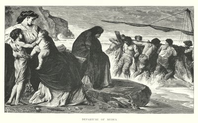 Abreise der Medea von English School
