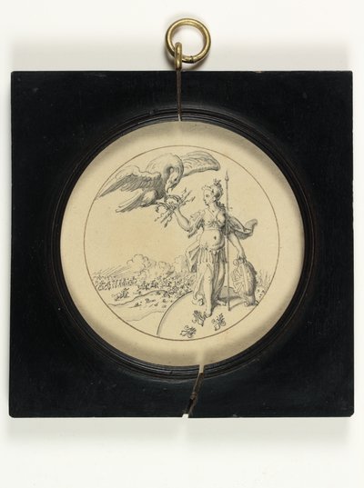 Entwurf für eine Medaille zur Erinnerung an die Schlacht von Blenheim von English School