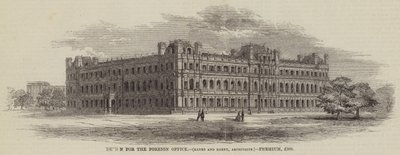Entwurf für das Außenministerium, Banks und Barry, Architekten, Prämie, £500 (Gravur) von English School
