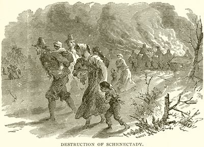 Zerstörung von Schenectady von English School