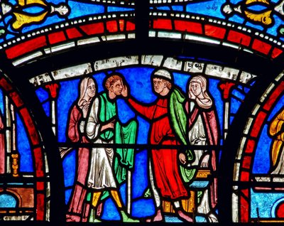 Detail aus dem Wunderfenster von English School