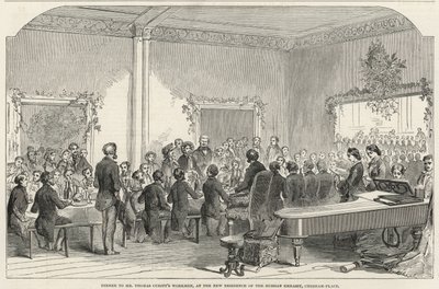 Abendessen für die Arbeiter von Mr. Thomas Cubitt in der neuen Residenz der russischen Botschaft von English School