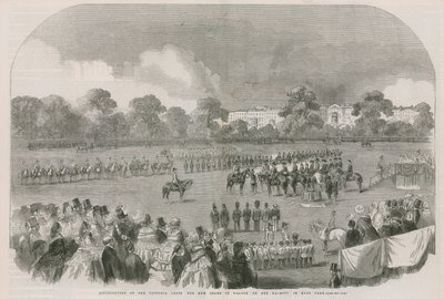 Verleihung des Victoria-Kreuzes, der neuen Tapferkeitsauszeichnung, durch Ihre Majestät im Hyde Park von English School