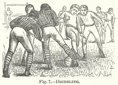 Dribbeln (Gravur) von English School