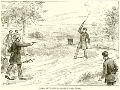 Duell zwischen Randolph und Clay von English School