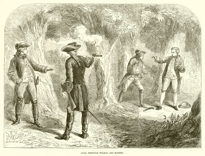 Duell zwischen Wilkes und Martin von English School