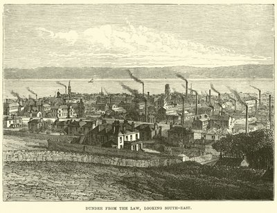 Dundee vom Law, Blick nach Südosten von English School