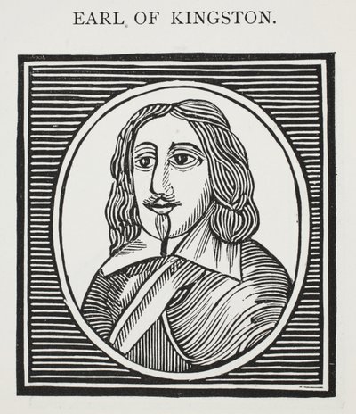 Earl of Kingston (1600-80), Illustration aus Chap-books des achtzehnten Jahrhunderts von John Ashton, veröffentlicht 1882 von English School