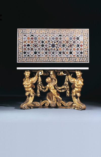 Früher George II Beistelltisch, entworfen von Richard Boyle und William Kent von English School