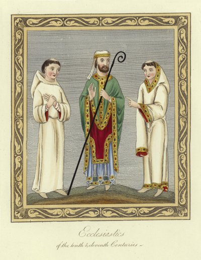 Kirchliche Würdenträger des 10. und 11. Jahrhunderts von English School