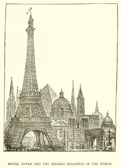 Eiffelturm und die höchsten Gebäude der Welt von English School