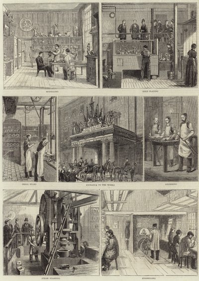 Elektro- und Silberplattierung von English School